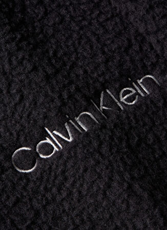 Calvin Klein Siyah Kadın Dik Yaka Sweatshirt 00GWF3W327BAE HYBRID - Sherpa Pullo