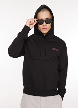 Calvin Klein Kapüşon Yaka Siyah Erkek Sweatshırt K10K111812BEH