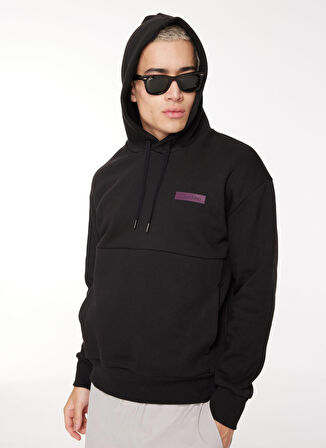 Calvin Klein Kapüşon Yaka Siyah Erkek Sweatshırt K10K111812BEH