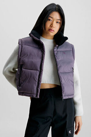 Calvin Klein Kadın Mont-J20J221886Metallic Amaranth