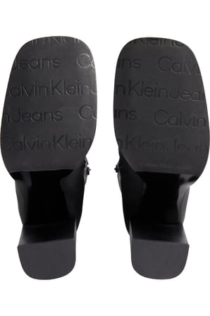 HEEL ZIP BOOT LTH WN Kadın Siyah Bot