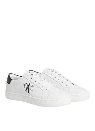 Calvin Klein Beyaz Kadın Sneaker YW0YW01269YBR