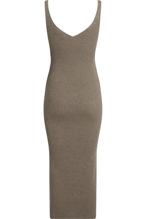 RIB KNIT SLIP DRESS