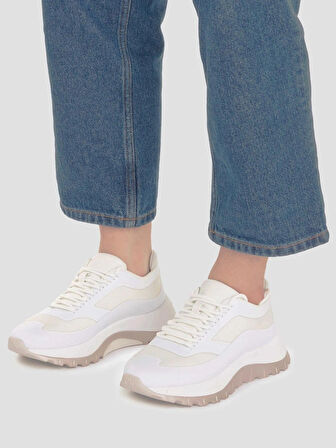 Calvin Klein 2 Piece Sole Runner Lace Up Sneaker