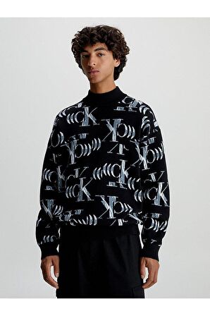 HYPER REAL CK AOP SWEATER