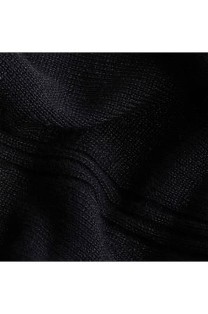 BACK BUCKLE SWEATER Kadın Siyah Elbise