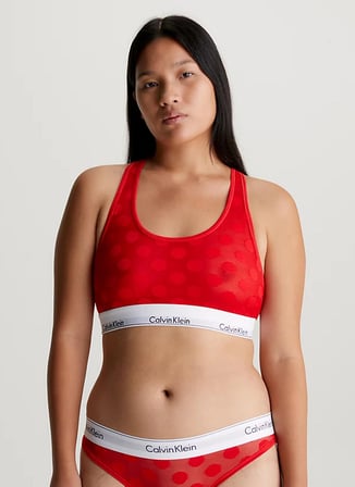 Calvin Klein Kırmızı Bralet Sütyen 000QF5847E