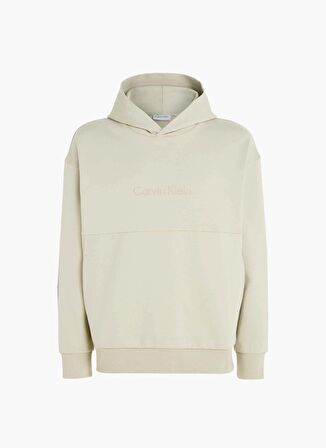Calvin Klein Kapüşon Yaka Yeşil Erkek Sweatshırt K10K112746LEB