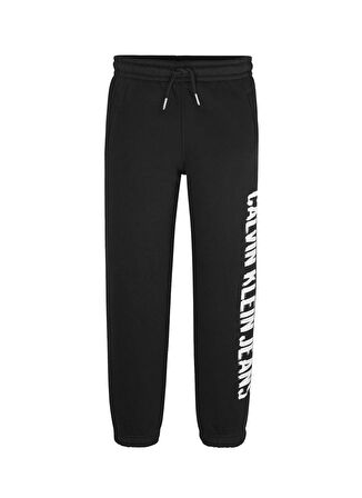 Calvin Klein Lastikli Paça Siyah Erkek Eşofman Altı PIXEL LOGO RELAXED JOGGER