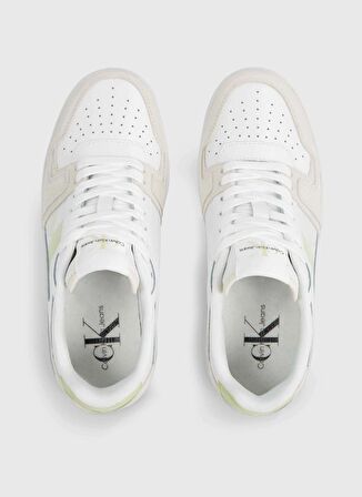 Calvin Klein Beyaz Kadın Süet Sneaker YW0YW0144602U