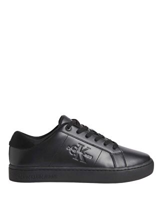 Calvin Klein Siyah Erkek Deri Sneaker CLASSIC CUPSOLE LOW ML LTH