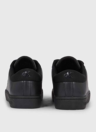 Calvin Klein Siyah Erkek Deri Sneaker CLASSIC CUPSOLE LOW ML LTH