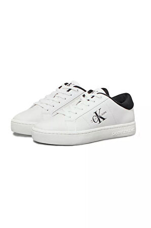 Kadın CLASSIC CUPSOLE LOWLACEUP LTH WN Sneaker-Beyaz-Siyah | 38