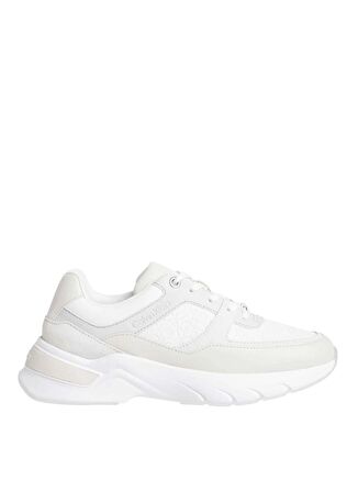 Calvin Klein Ekru Kadın Deri Sneaker HW0HW018690F9