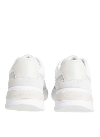 Calvin Klein Ekru Kadın Deri Sneaker HW0HW018690F9