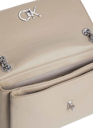 Calvin Klein Açık Gri Kadın 24x17x7 cm Omuz Çantası K60K611084PFA