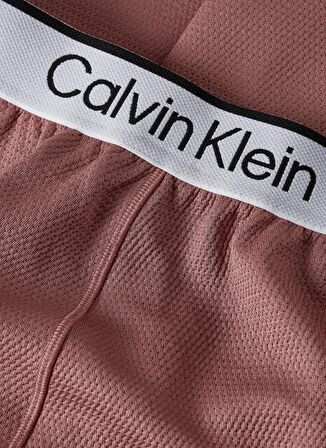 Calvin Klein Pembe Kadın Lastikli Bel Standart Fit Eşofman Altı 00GWS4P643LKO-PW  - Knit Pant