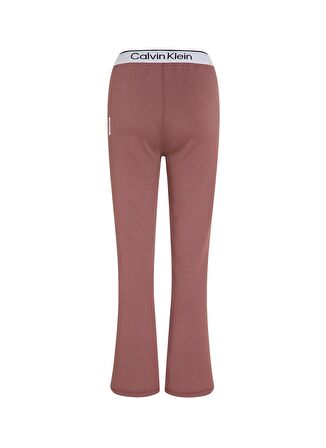 Calvin Klein Pembe Kadın Lastikli Bel Standart Fit Eşofman Altı 00GWS4P643LKO-PW  - Knit Pant