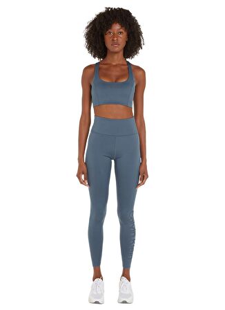 Calvin Klein Mavi Kadın U Yaka Standart Fit Sporcu Sütyeni 00GWS4K1715BX-Bra Medium Support