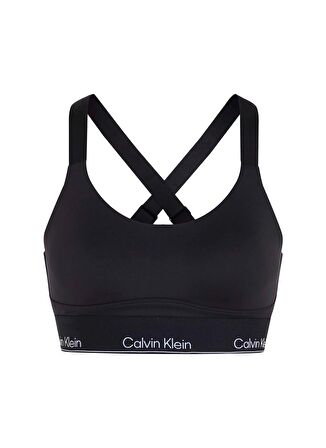 Calvin Klein Siyah Kadın U Yaka Sporcu Sütyeni 00GWS4K193BAE-WO - Sports Bra High