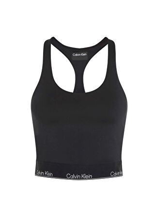 Calvin Klein Siyah Kadın Bisiklet Yaka Atlet 00GWS4K195BAE-WO - Tank (Cropped)