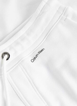 Calvin Klein Beyaz Erkek Sweat Şort K10K112689YAF