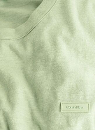 Calvin Klein Bisiklet Yaka Yeşil Erkek T-Shirt K10K112509LJ4
