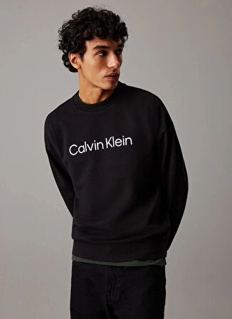 Kapüşon Yaka Siyah Erkek Normal Sweatshirt K10K112956BEH