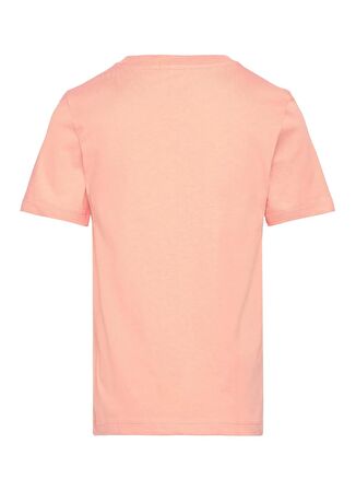 Calvin Klein Pembe Kadın T-Shirt META-MINIMAL MONOGRAM T-SHIRT