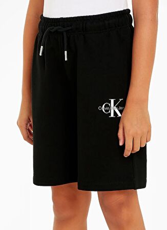 Calvin Klein Normal Siyah Erkek Şort MONOGRAM RELAXED SHORTS