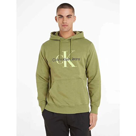 Calvin Klein Erkek Siyah Hooedie Kapüşonlu Sweatshirt