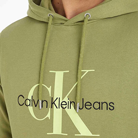 Calvin Klein Erkek Siyah Hooedie Kapüşonlu Sweatshirt