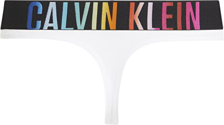 Kadın Marka Logolu Elastik Bantlı Günlük Kullanıma Uygun Beyaz Külot 000QF7833E-100