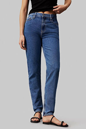 Calvin Klein MOM JEAN Kadın Mavi Jeans J20J222766-1A4
