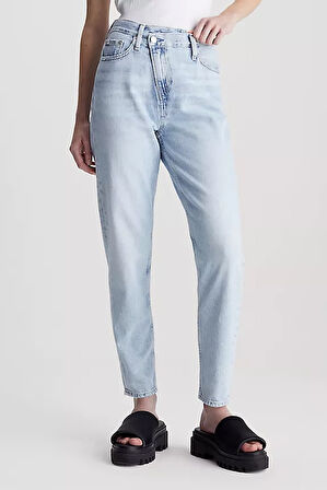 Kadın Streç Yüksek Bel Slim Fit Jeans Kot Pantolon - Açık Mavi  | 28