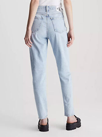 Kadın Streç Yüksek Bel Slim Fit Jeans Kot Pantolon - Açık Mavi  | 28