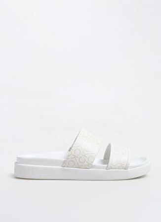 Calvin Klein Beyaz Kadın Terlik HW0HW019570K6