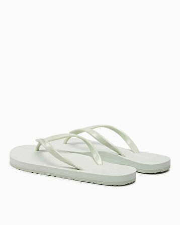 Calvin Klein Flip Flop Deboss Logo Met Kadın Parmak Arası Terlik
