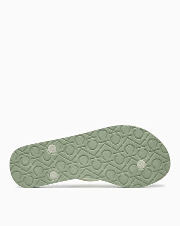 Calvin Klein Flip Flop Deboss Logo Met Kadın Parmak Arası Terlik