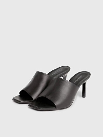 Calvin Klein HEEL MULE 70 LTH Deri Sandalet Terlik
