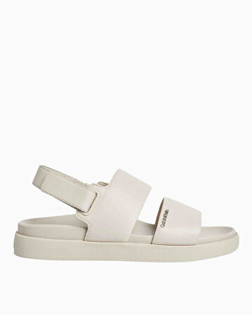 Calvin Klein Flat Sandal Metal Logolu Kadın Sandalet | 37