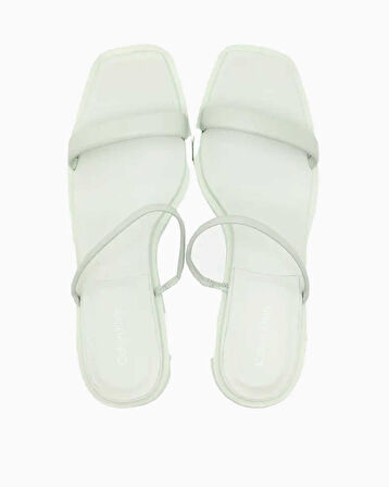 Calvin Klein Heel Mule 70mm Deri Kadın Sandalet | 39