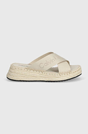 Calvin Klein SPORTY WEDGE ROPE SANDAL MR Terlik