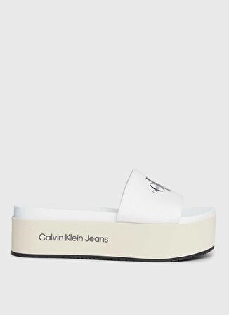 Calvin Klein Krem Kadın Terlik YW0YW010360F9