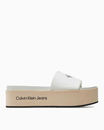 Calvin Klein Flatform Sandal Met Kadın Terlik