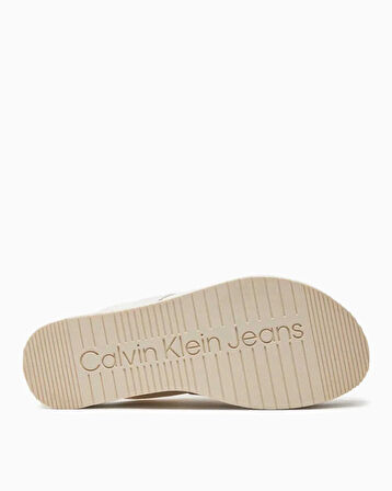 Calvin Klein Flatform Sandal Webbing In Mr Kadın Sandalet