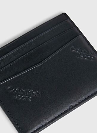 Calvin Klein Siyah Erkek Kartlık LOGO PRINT CARDCASE 6CC