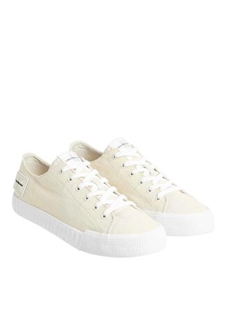 Calvin Klein Beyaz - Krem Erkek Sneaker SKATER VULC LOW LACEUP CS ML DIF