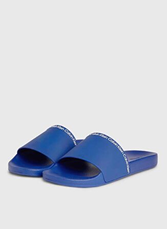 Calvin Klein Mavi Erkek Plaj Terliği POOL SLIDE RUBBER