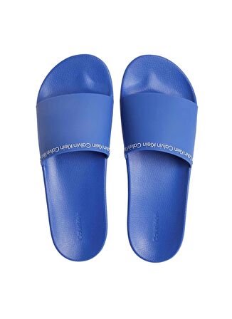 Calvin Klein Mavi Erkek Plaj Terliği POOL SLIDE RUBBER